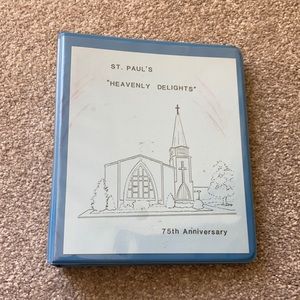 Recipe book Saint Pauls heavenly delights 75th anniversary recipes